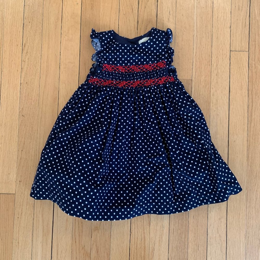 John Lewis polka dot smocked dress for toddler
